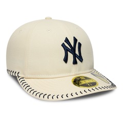 Bone New Era 59FIFTY Retro Crown MLB New York Yankees BASEBALL STICH Masculino - Foto 3
