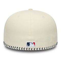 Bone New Era 59FIFTY Retro Crown MLB New York Yankees BASEBALL STICH Masculino - Foto 4