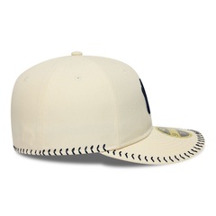 Bone New Era 59FIFTY Retro Crown MLB New York Yankees BASEBALL STICH Masculino - Foto 6