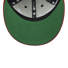Bone New Era 59FIFTY Low Profile MLB Atlanta Braves Side Script Masculino - Foto 6