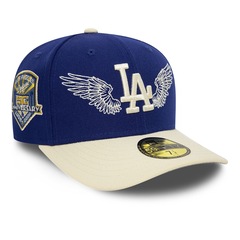 Bone New Era 59FIFTY Pre-Curved Los Angeles Dodgers 59FIFTY DAY Masculino - Foto 3