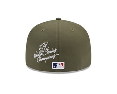 Bone New Era 59FIFTY New York Yankees Olive World Series Masculino - Foto 5