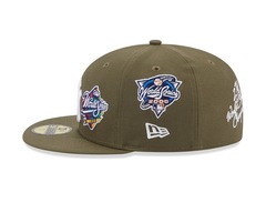Bone New Era 59FIFTY New York Yankees Olive World Series Masculino - Foto 6