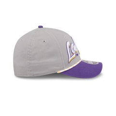 Bone New Era 9FORTY M-CROWN NBA Los Angeles Lakers Masculino - Foto 6