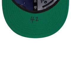 Bone New Era 59FIFTY Brooklyn Dodgers Jackie Robinson Day Masculino - Foto 6