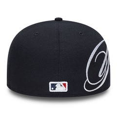 Bone New Era 59FIFTY Low Profile MLB New York Yankees Side Script Masculino - Foto 4