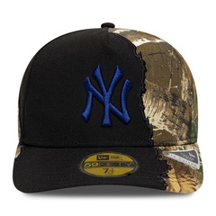 Bone New Era 59FIFTY MLB New York Yankees Split Real Masculino - Foto 2