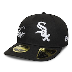 Bone New Era 59FIFTY Low Profile MLB Chicago White Sox Side Script Masculino - Foto 1