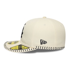 Bone New Era 59FIFTY Retro Crown MLB Chicago White Sox BASEBALL STICH Masculino - Foto 5