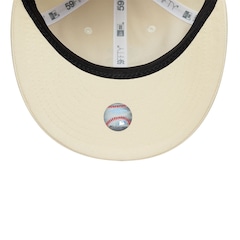 Bone New Era 59FIFTY Retro Crown MLB Chicago White Sox BASEBALL STICH Masculino - Foto 7