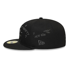 Bone New Era 59FIFTY New Era Branded  Scribble Masculino - Foto 5
