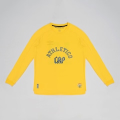 Camisa ML Goleiro Umbro Cap Oficial Ouro 2026 Masculino - Foto 1