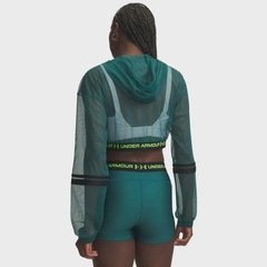 Jaqueta Treino Under Armour HeatGear Mesh Feminina - Foto 2