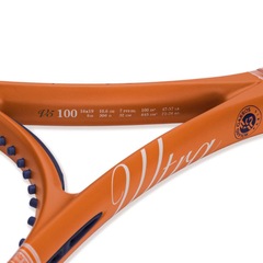 Raquete de Tênis Wilson Ultra 100 V5 Roland Garros 2026 - Adulto - Foto 8