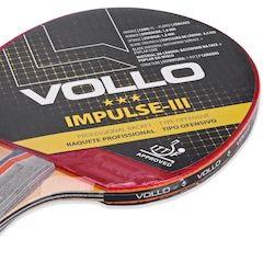 Raquete de Tênis De Mesa Vollo Impulse 3 - Adulto - Foto 3