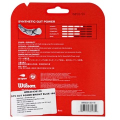 Corda Wilson Synthetic Gut Power 16 1.30mm Set Individual - Unissex - Foto 3