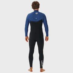 Long John Rip Curl E-bomb Chest Zip Navy Masculino - 3/2mm - Foto 4