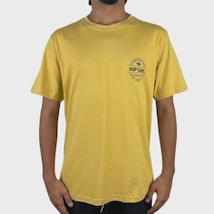 Camiseta Rip Curl Staple Mustard - Masculina - Foto 1