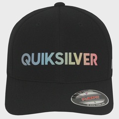 Boné Unissex Quiksilver Gradient Type Antique Black Importado - Aba Curva - Foto 2