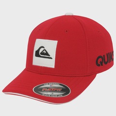 Boné Masculino Quiksilver Emb Hard Hitter Red Importado - Aba Curva - Foto 1