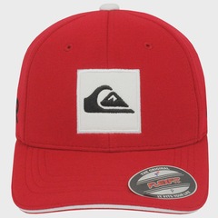 Boné Masculino Quiksilver Emb Hard Hitter Red Importado - Aba Curva - Foto 2