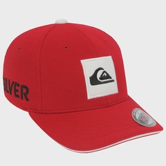 Boné Masculino Quiksilver Emb Hard Hitter Red Importado - Aba Curva - Foto 3