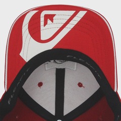 Boné Masculino Quiksilver Emb Hard Hitter Red Importado - Aba Curva - Foto 5