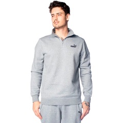 Jaqueta Moletom Masculina Puma Ess Half-Zip - Foto 1
