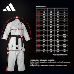KIT Kimono Karatê adidas para Kata Shori  - Adulto - Foto 2