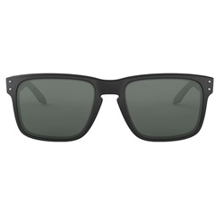 Óculos Masculino Oakley Holbrook Matte Black 10% Grey /Lente Dark Grey - Foto 2
