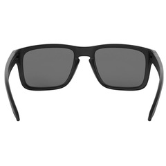 Óculos Masculino Oakley Holbrook Matte Black 10% Grey /Lente Dark Grey - Foto 4