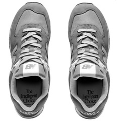 Tênis  Masculino New Balance 574 v2 Cinza Taupe Casual - Foto 2