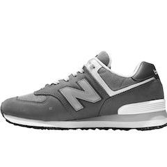 Tênis  Masculino New Balance 574 v2 Cinza Taupe Casual - Foto 3