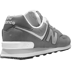 Tênis  Masculino New Balance 574 v2 Cinza Taupe Casual - Foto 4