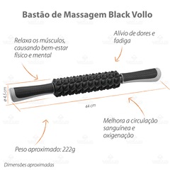 Kit Acessório Massagem Bolas + Massageador + Bastão + Rolo - Foto 7
