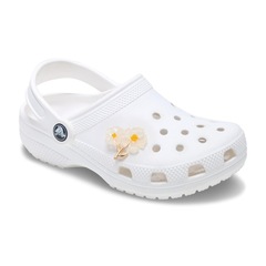 Jibbitz™ Flores Brancas E Laranja Único - Unissex - Foto 2