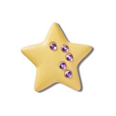 Jibbitz™ Estrela com Gemas Brilhantes UNICO - Unissex - Foto 1