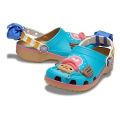 Sandália Crocs One Piece Chopper Classic Clog Multi - Unissex - Foto 4
