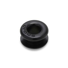 Jibbitz™ Ilhó Preto Único - Unissex - Foto 2