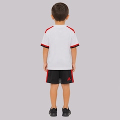 Kit Uniforme do Flamengo infantil adidas II 2026 - Foto 3