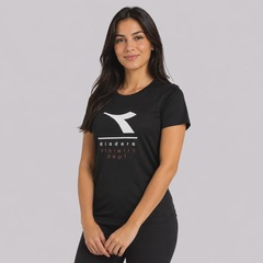 Camiseta Diadora Basic Logo II - Feminina - Foto 3