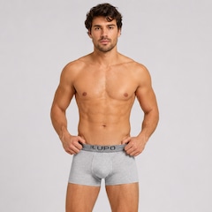 Kit de 2 Cuecas Boxer Lupo Com Elastano - Adulto - Foto 4