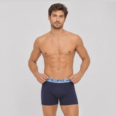 Kit de 2 Cuecas Boxer Lupo Com Elastano - Foto 4