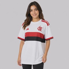 Camisa do Flamengo adidas II 2026 - Feminina - Foto 3