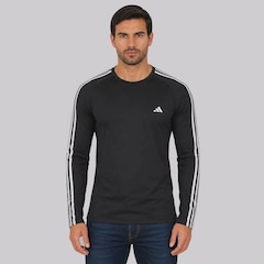 Camiseta Manga Longa adidas 3S - Masculina - Foto 1