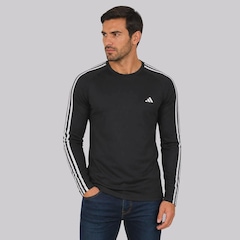 Camiseta Manga Longa adidas 3S - Masculina - Foto 2