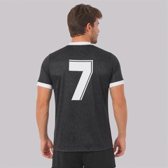 Camisa do Botafogo Retrô Jacquard 1995 - Masculina - Foto 3