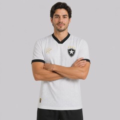 Camisa do Botafogo Retrô 1995 Jacquard TM7 - Masculina - Foto 3