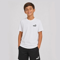 Camiseta Puma ESS Small No.1 Logo Relaxed - Infantil - Foto 1