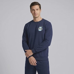 Blusão de Moletom do Grêmio Escudo FutFanatics - Masculina - Foto 2